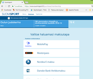 6/7: Jäsenmaksun valinnan jälkeen voit maksaa Jäsenmaksun verkkopankissa tai korttimaksuna. Maksusivun alalaidasta löytyy myös...